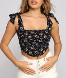 Love At First Floral Crop Top