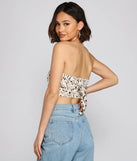 Wild At Heart Leopard Print Scarf Top