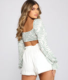 Dreamy Vacay Vibes Tie-Front Top