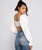 So Sprung Tie Front Crop Top