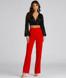Step Up The Glam Sequin Crop Top