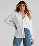 Office Chic Collared Button Up Blouse