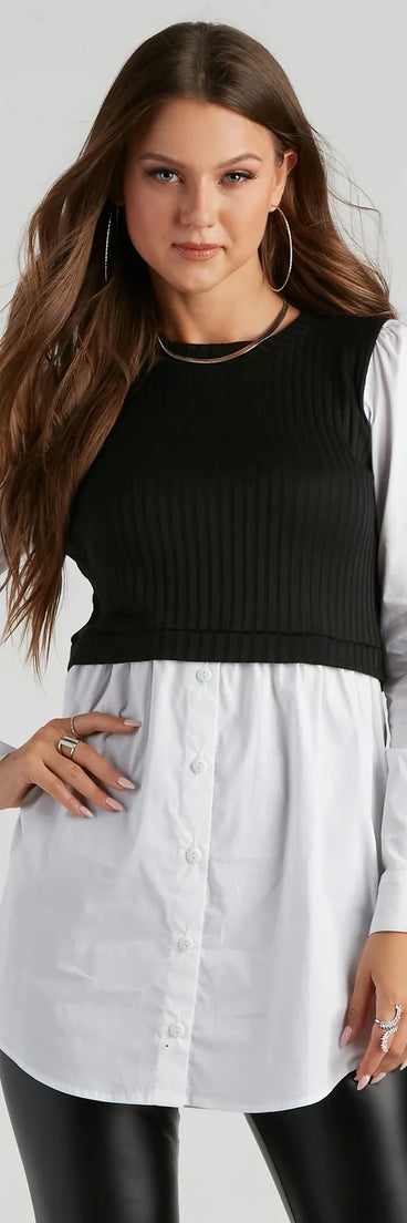 Trendy And Chic Layered Tunic