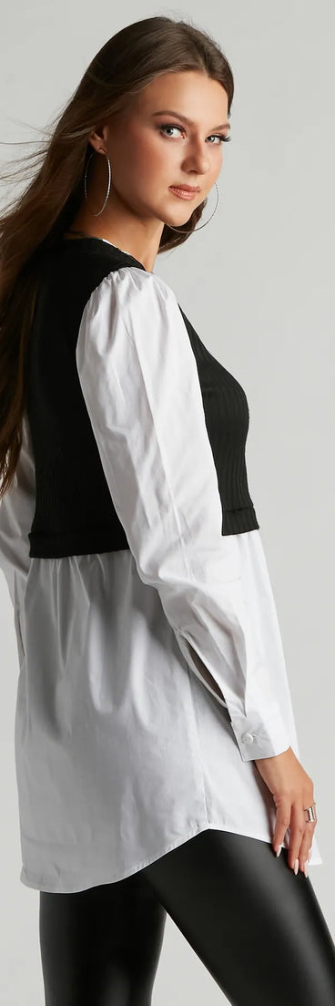 Trendy And Chic Layered Tunic