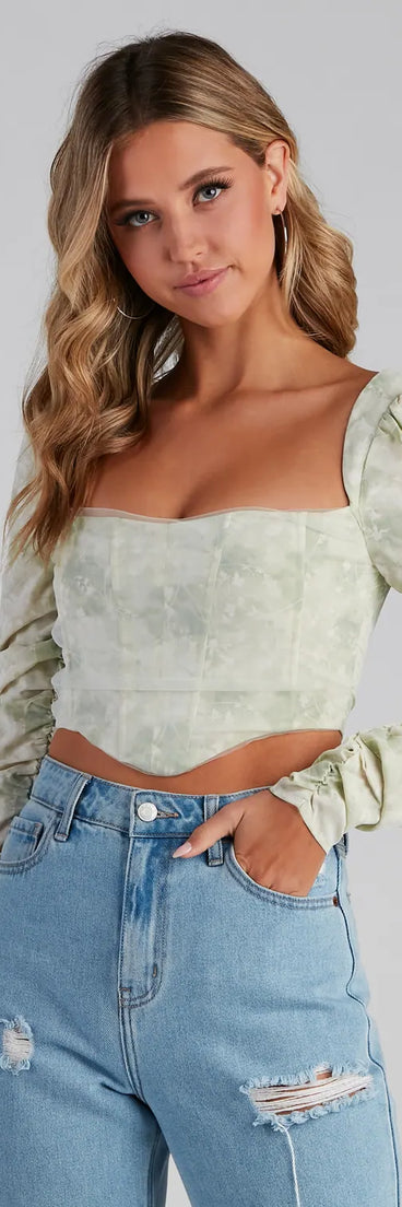 Passion For Florals Corset Top