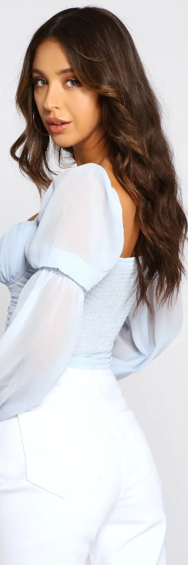 Trendy Moment Ruched Corset Top