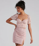 Dreamy Chic Floral Cropped Bustier