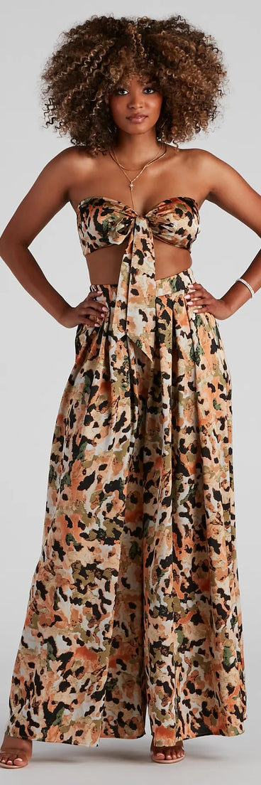 Abstract Art Satin Convertible Top