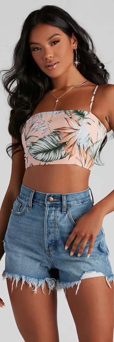 Dreamy Island Vibes Crop Top