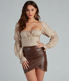 Effortless Chic Cropped Blouse