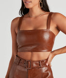 Sleek And Stylish Moves Crop Top