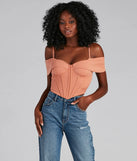 Forever Femme Cold Shoulder Corset