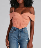 Forever Femme Cold Shoulder Corset