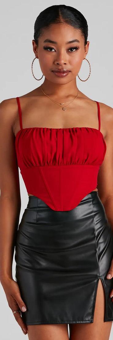 Fit For A Queen Ruched Corset