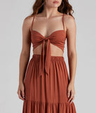Let's Get Together Tie-Front Crop Top