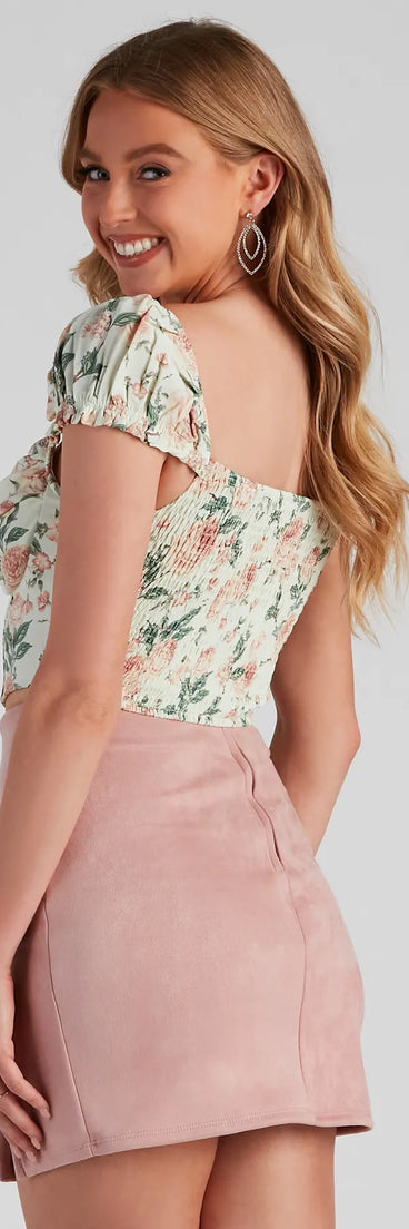Dreaming of Florals Corset Top