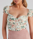 Dreaming of Florals Corset Top
