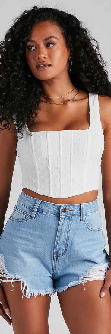 Style On Top Swiss Dot Corset