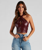 Moment To Slay Halter Crop Top