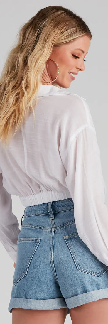Effortless And Breezy Crop Top