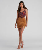 Boho Stunner Printed Scarf Top