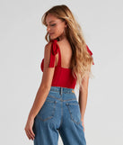 In The Sun Tie Strap Corset
