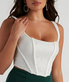 Boost Your Glow Sequin Corset Top