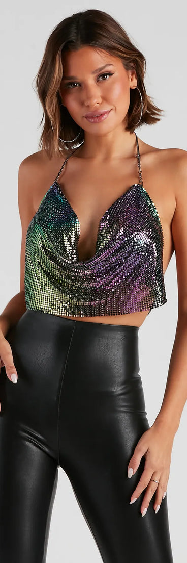 Fever Dream Chainmail Crop Top