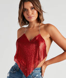 Glam Fantasy Chainmail Halter Top