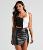 Devious Fashionista Two-Tone Corset