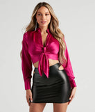 Happy Hour Ready Cropped Blouse
