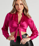 Happy Hour Ready Cropped Blouse