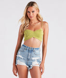 Beachside Beauty Smocked Bra Top