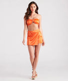 Me And The Rhythm Satin Bandeau Top