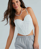 Hello Darling Sweetheart Lace Bustier
