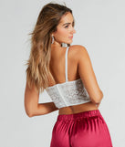 Gorgeous Lace Beaded Bustier