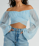 With fun and flirty details, the All This Grace Tie-Back Mesh Crop Top shows off your unique style for a trendy outfit for summer!