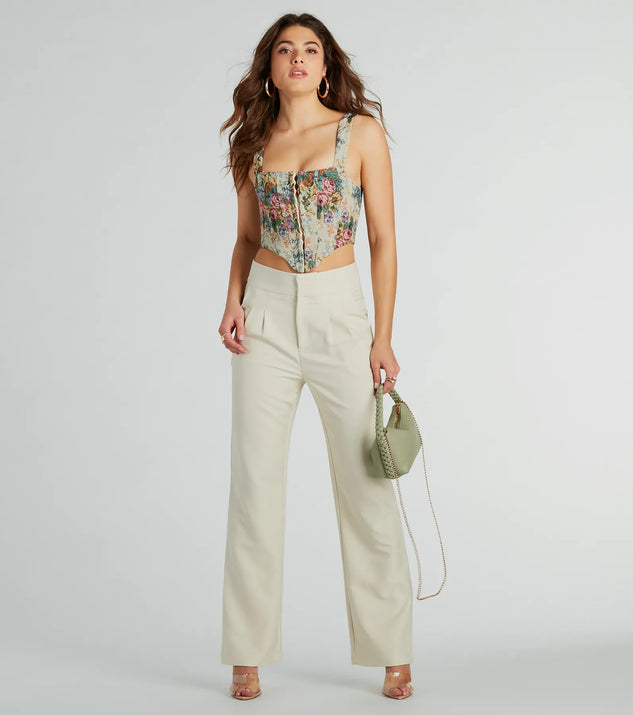 トップス RONE PARC 2way spangle bustier CARVSTORE LPA Maddalena Corset in Camel | REVOLVE