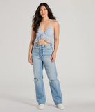 
Upgrade your style game for 2025 with the Flirty Flounce V-Neck Ruffled Crop Top, perfect for any fashion-forward wardrobe.