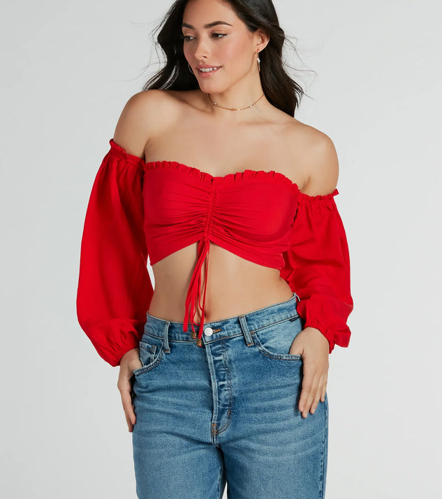 トップス Lumignon lumi papillon off shoulder top lumignon lumi papillon off shoulder top