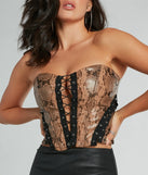 Snakeskin corset skirt new arrivals