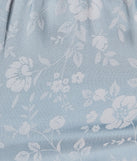 
Upgrade your style game for 2025 with the Charming And Sweet Button Down Floral Satin Crop Top in blue, perfect for any fashion-forward wardrobe.