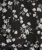 Girlycore Floral Puff Sleeve Crop Top