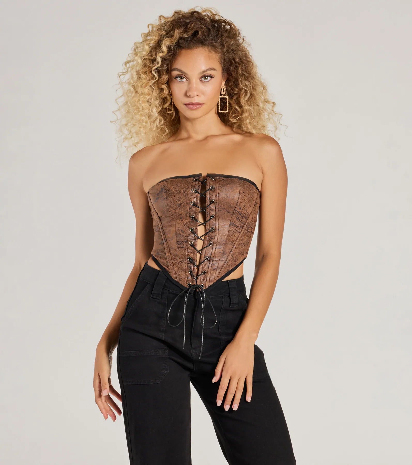 トップス gajess lady bustier 36 grey Lady bustier | Gajess
