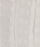 Sunshine Bliss Sleeveless Eyelet Corset Top
