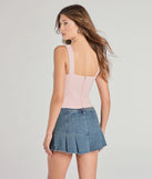 From bold to effortless, the Sweet Charm Bow-Front Tank Top lets you define your vibe with pink tops that speak your style.