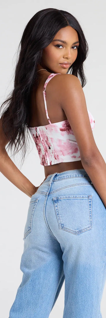 From bold to effortless, the Feelin' Cutesy Rose Print Tank Top lets you define your vibe with pink tops that speak your style.