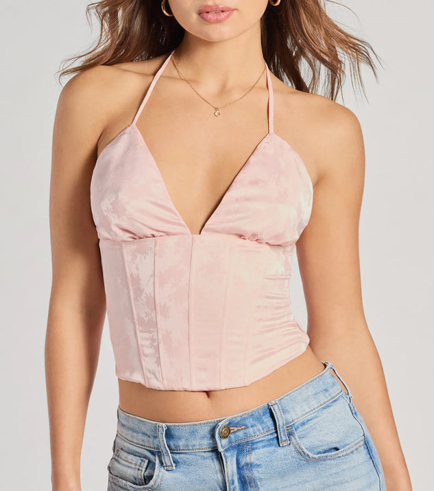yilon CORSET LACE CAMI ピンク yilon CORSET LACE CAMI ピンク yilon CORSET LACE CAMI ピンク