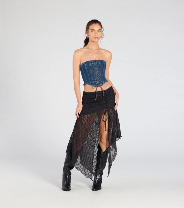トップス JOHN BLACK FITTED CUT-OUT TOP All Eyes On You Hoop Cutout Top | Windsor