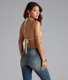 With its midriff cut and trend-forward fit, the Fly With Me Butterfly Crochet Crop Top is a natural crop top made to pair with skirts, denim, or whatever vibe you're feeling this season.